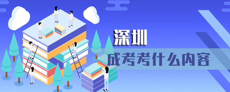 深圳成考考什么內(nèi)容