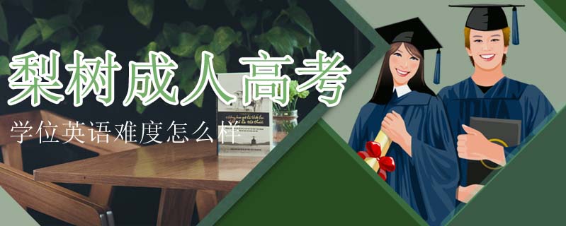 梨樹成人高考學(xué)位英語難度怎么樣