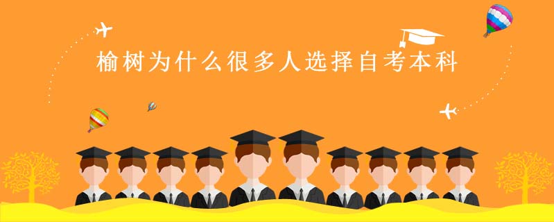 榆樹(shù)為什么很多人選擇自考本科
