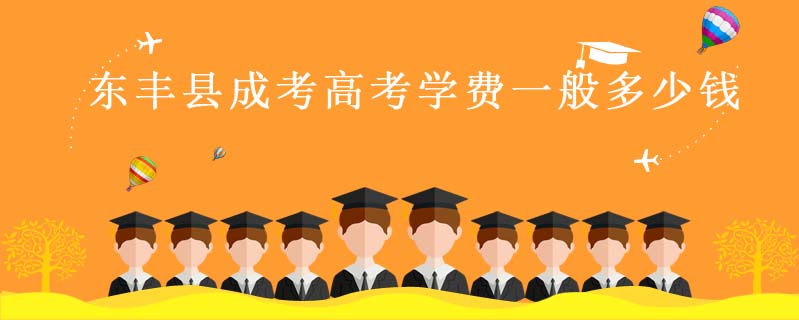 東豐縣成考高考學(xué)費(fèi)一般多少錢