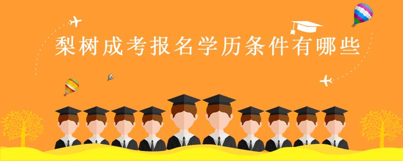 梨樹成考報(bào)名學(xué)歷條件有哪些