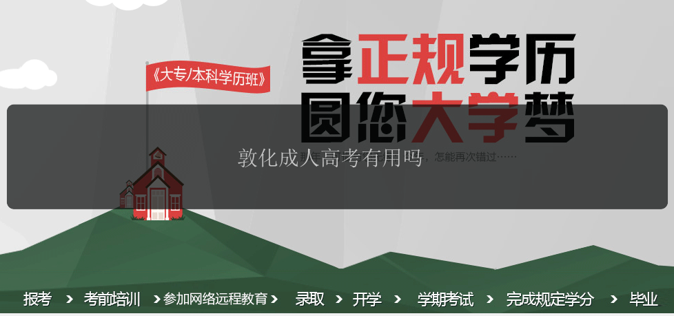 敦化成人高考有用嗎