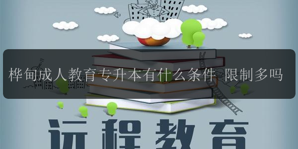 樺甸成人教育專(zhuān)升本有什么條件 限制多嗎