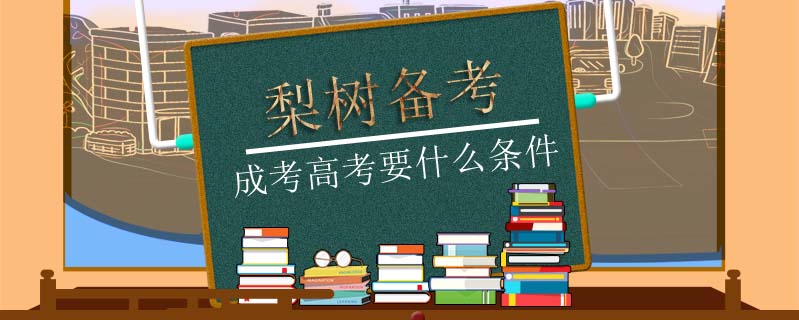 梨樹備考成考高考要什么條件